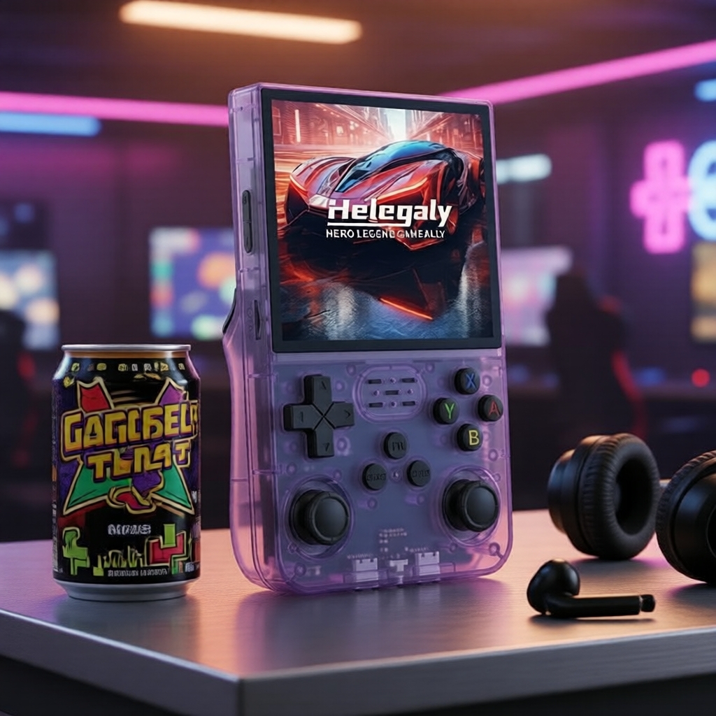 Console portátil retrô R36S, 64GB, 15 mil jogos, 19 emuladores, reprodutor de vídeo para crianças e adultos