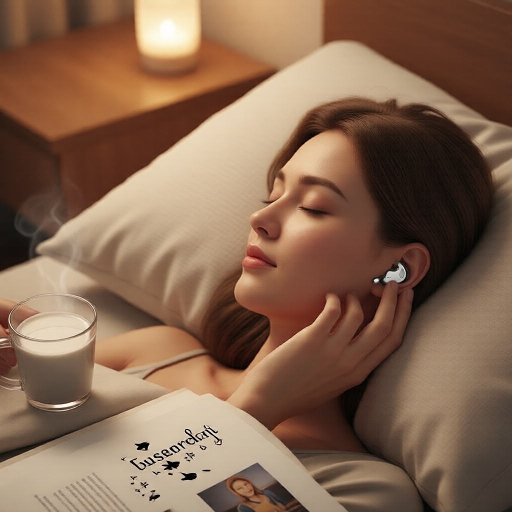 Fones de ouvido sem fio à prova d'água, TWS invisível Bluetooth, cancelamento de ruído, fones de ouvido esportivos para