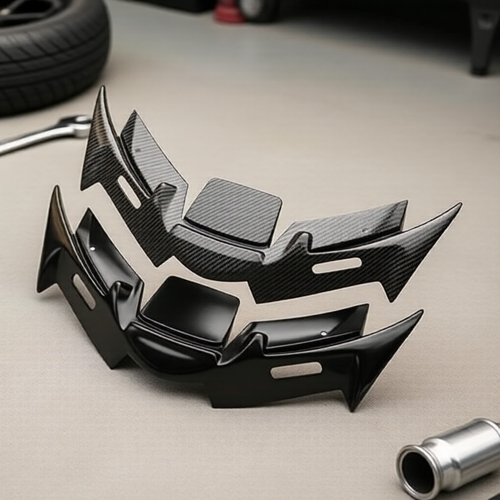 Spoiler do Para-choque Dianteiro Yamaha R15 V4, Defletor de Vento em ABS para Estabilidade em Alta Velocidade