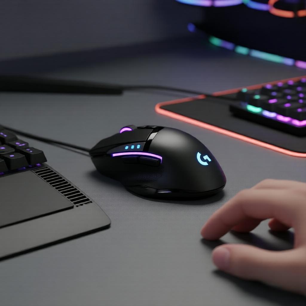 Mouse Gamer Logitech G502 HERO com Fio - Sensor HERO de Alta Precisão, RGB Personalizável, 11 Botões Ergonômicos