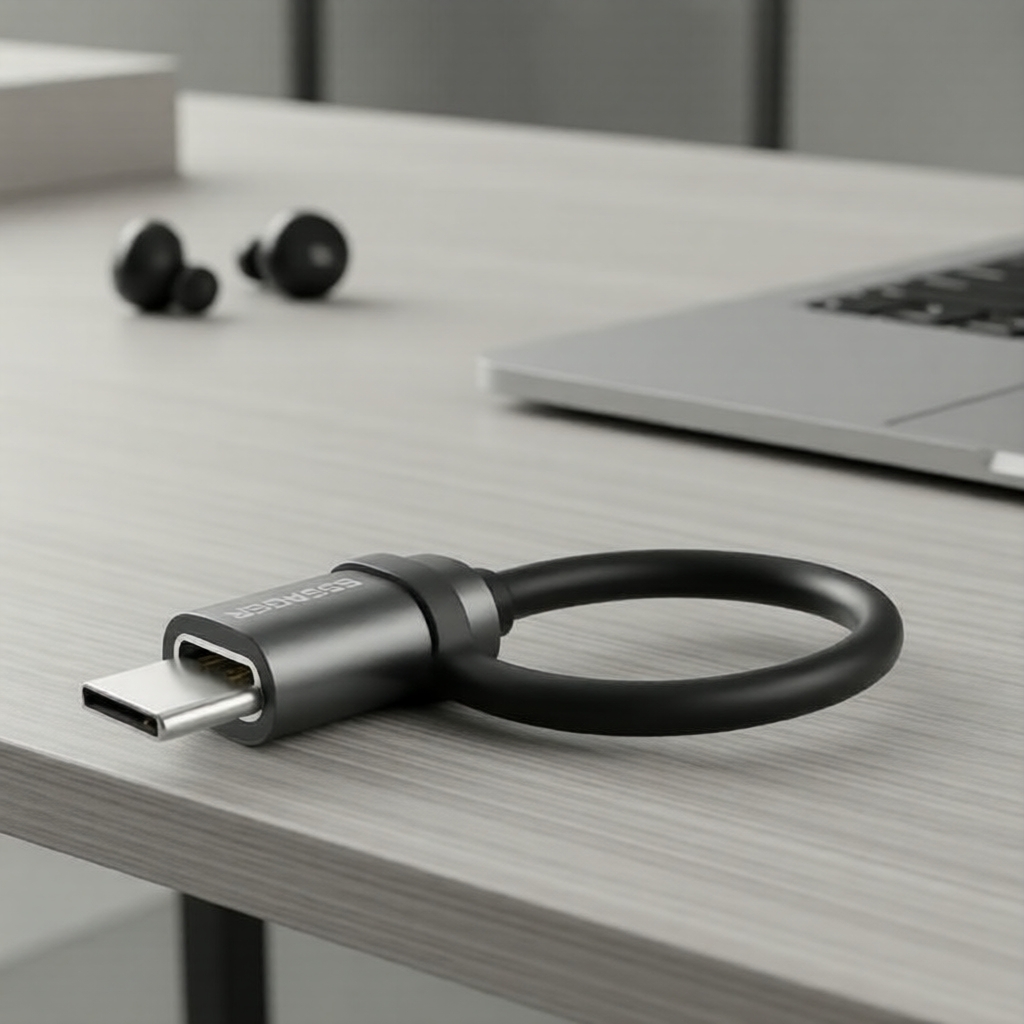 Adaptador Essager USB-C para Lightning OTG 3A Carregamento rápido compatível com iPhone