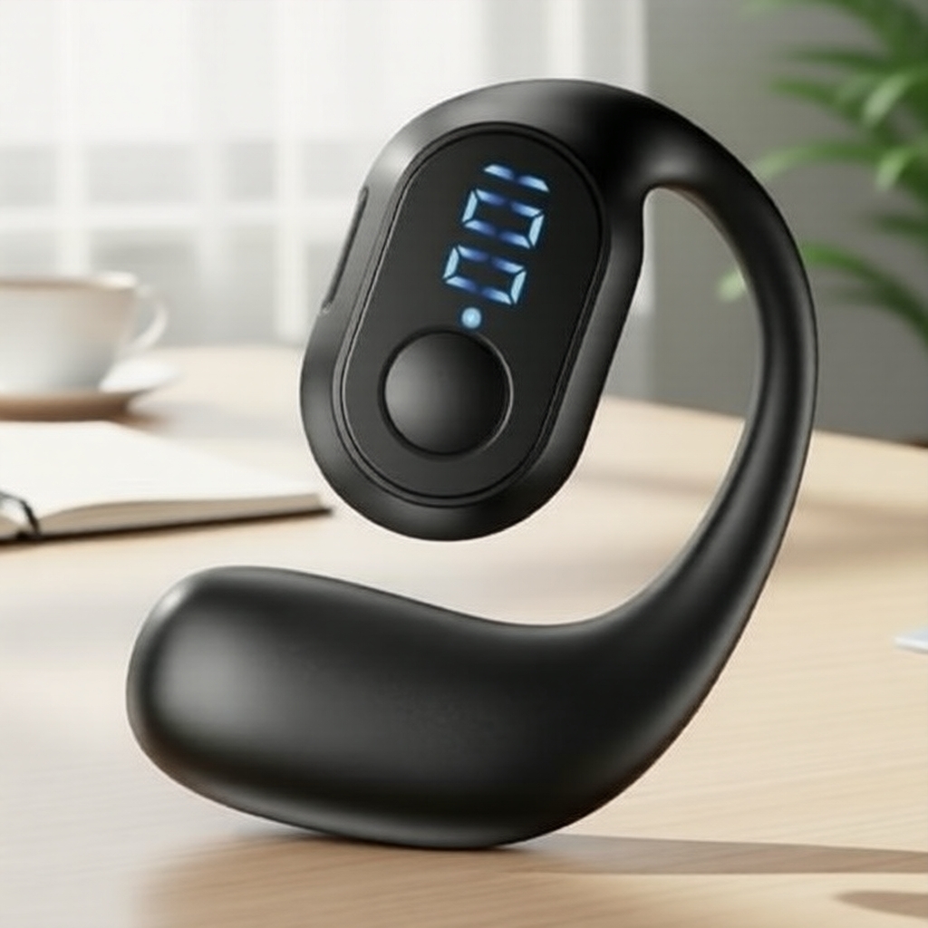 Fone de Ouvido Bluetooth KY2 Pro Mono, Bateria de Longa Duração, Fones Esportivos à Prova d'Água com Microfone HD para