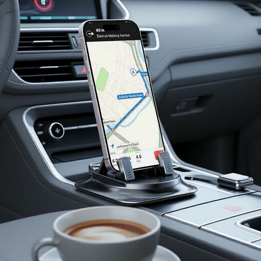 Suporte giratório 360 graus para celular automotivo