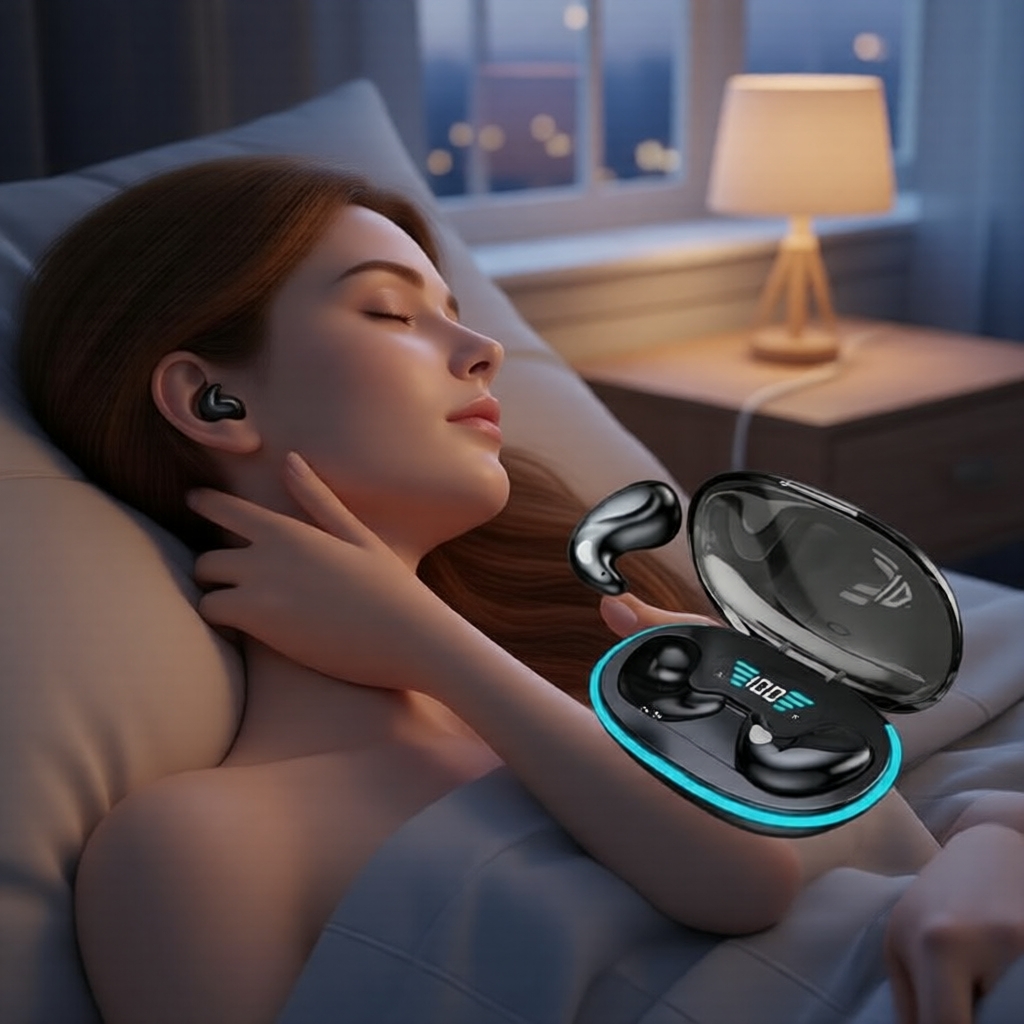 Fones de ouvido X55 Mini Bluetooth 5.3 de alta qualidade, à prova d'água e com redução de ruído, ideais para esportes,
