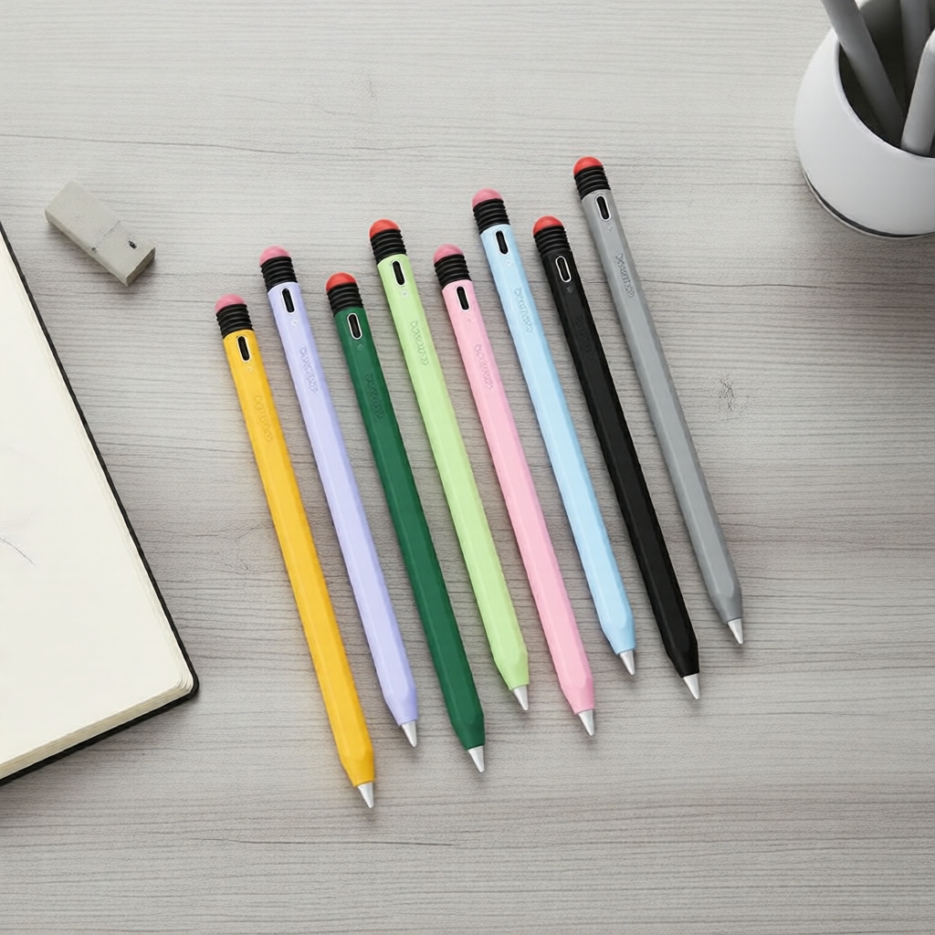 Estojo para Apple Pencil 2 e Caneta Goojodoq (3a a 12a geração) com porta USB-C 