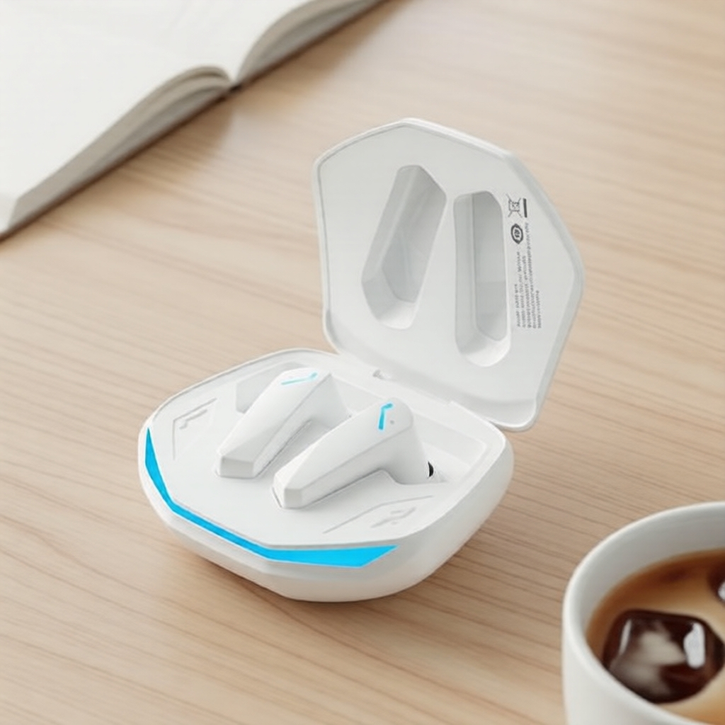 Fones de ouvido Lenovo GM2 PRO TWS Bluetooth 5.3, à prova d’água, para jogos, com som HiFi estéreo, luz LED, baixa