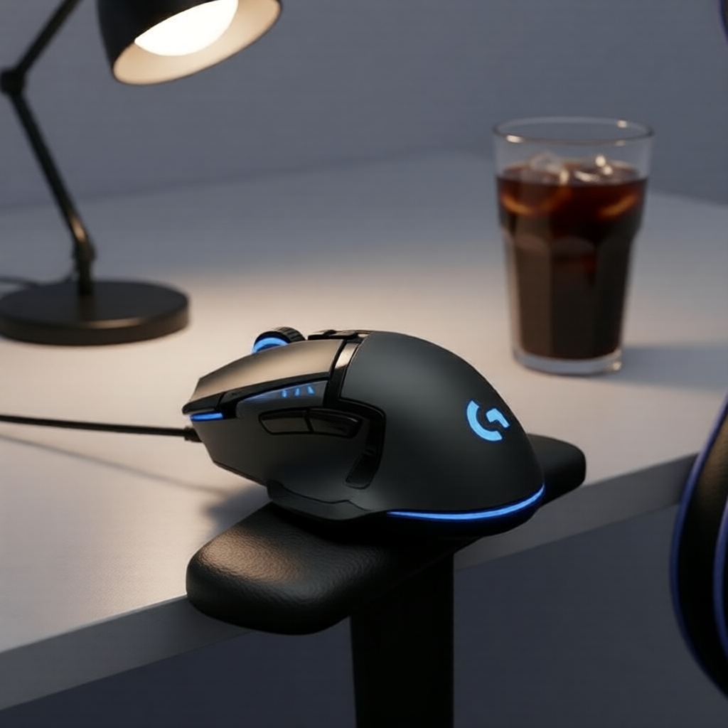 Logitech G502 Hero Mouse Gamer com Fio, 25600 DPI, Ergonômico, Botões Personalizáveis para FPS/MMO/MOBA