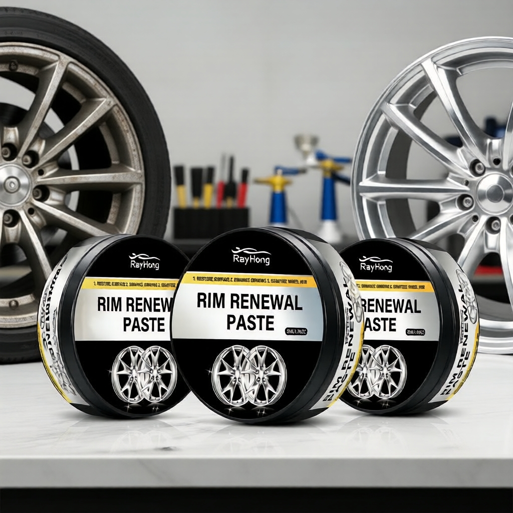 Limpador de Pneus e Rodas 50g – Polidor de Armadura para Aros e Reparo de Riscos
