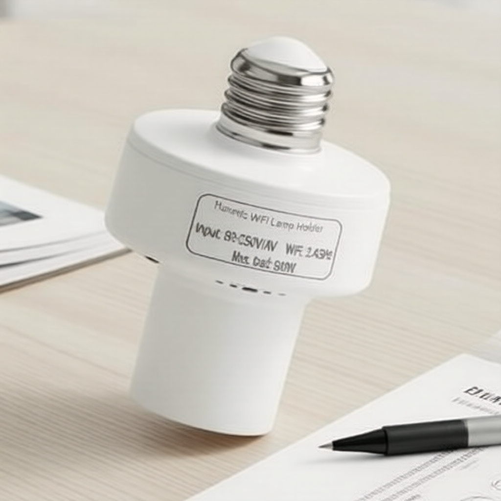 Transforme qualquer lâmpada em um abajur inteligente com o suporte WiFi Hunonic, controle pelo celular