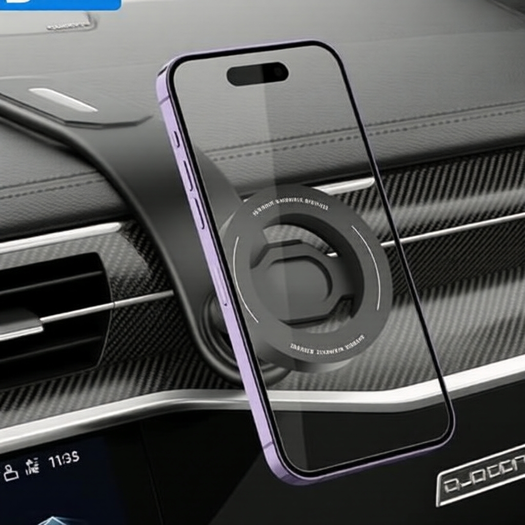 Suporte Magnético Adesivo para Celular de Braço Longo e Flexível Universal