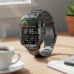 Q11 Smartwatch Masculino-Nova Chegada 2026 1.83 " Tela HD 3 Em 1 Característica Rastreador Saudável