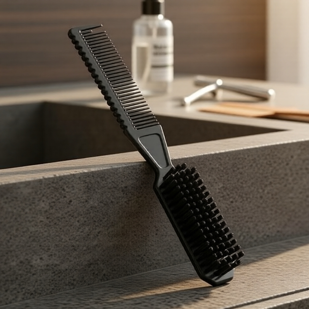 Escova Profissional para Cabelo e Barba Masculina – Uso Versátil, Ferramenta Premium