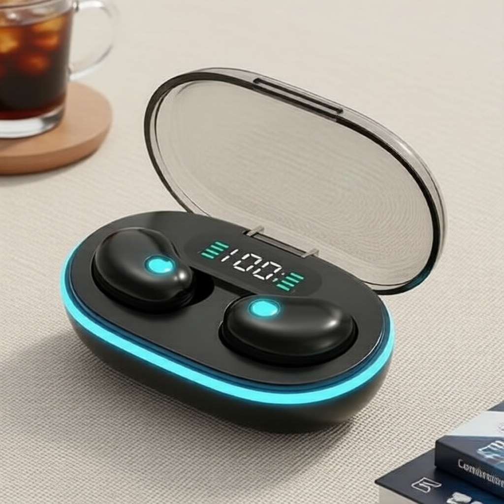 X55 Fones De Ouvido TWS Sem Fio Bluetooth À Prova Dwireless Água Mini Sono Redução Ruído 9D Alta Fidelidade Estéreo Espo