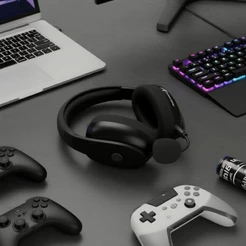 ATTACK SHARK L80PRO Fones de Ouvido Gamer 3 em 1, Conexão Ultraestável & 20ms de Latência Ultra Baixa, Microfones Duplos