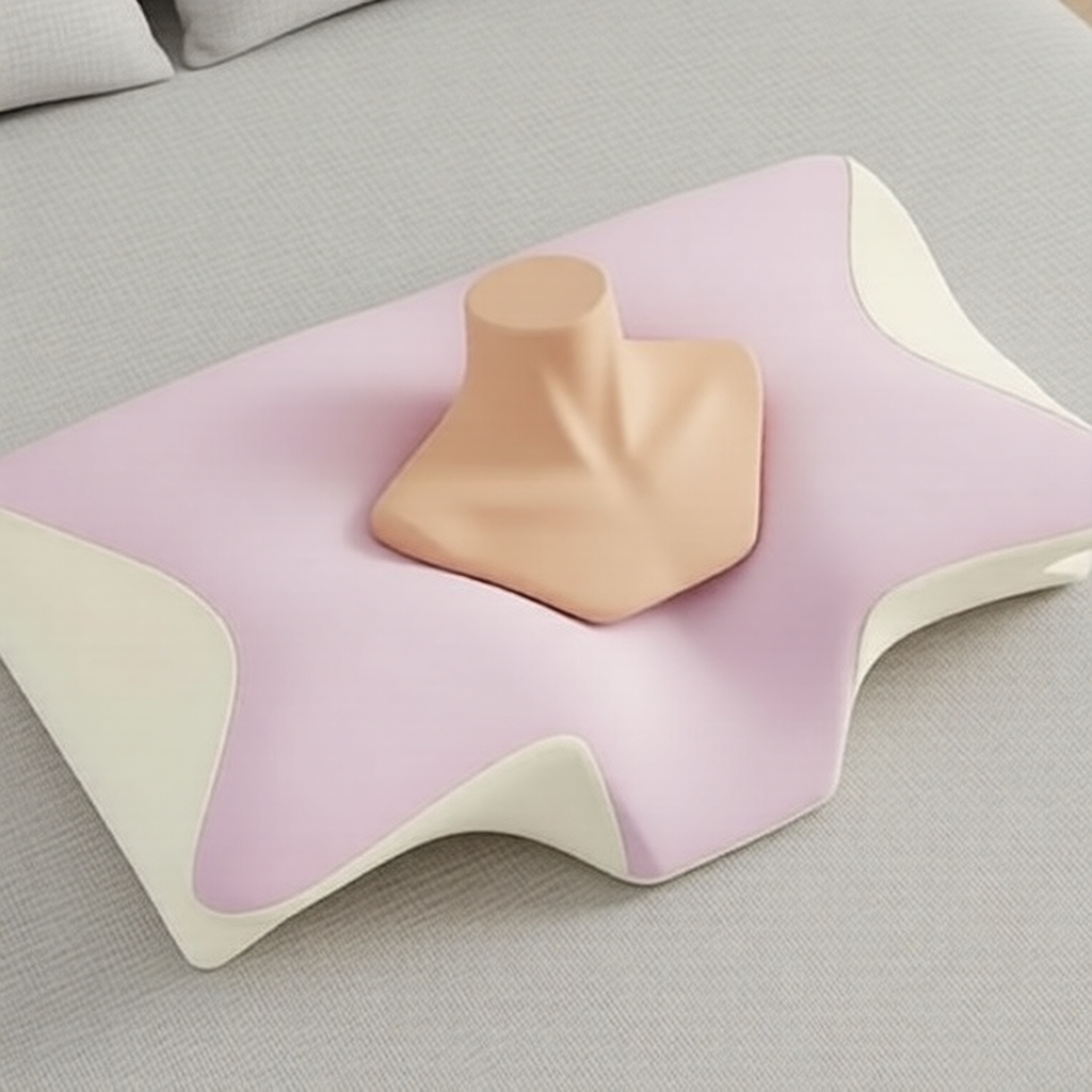 Almofada Cervical Borboleta Ergonômica | Espuma de Memória de Recuperação Lenta para Alívio da Dor no Pescoço