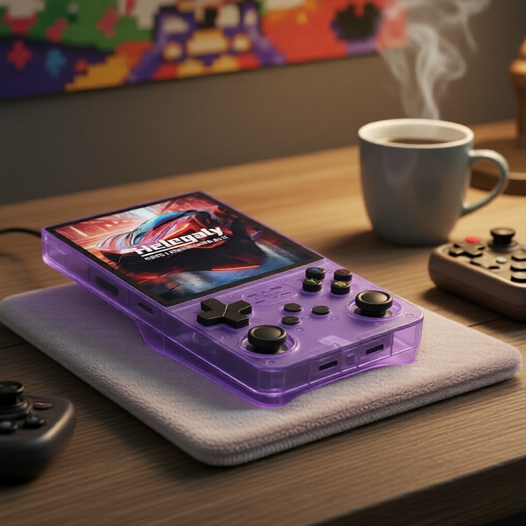 R36S 64GB Console Portátil com 15.000+ Jogos Retro para Crianças e Adultos