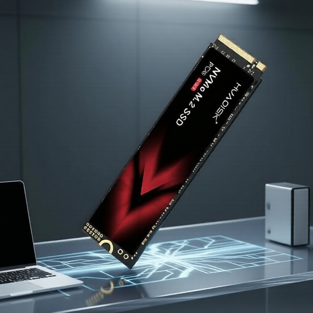 Disco de Estado Sólido Interno NVMe PCIe 3.0 2280 128GB da HUADISK para PC Gamer e Notebook