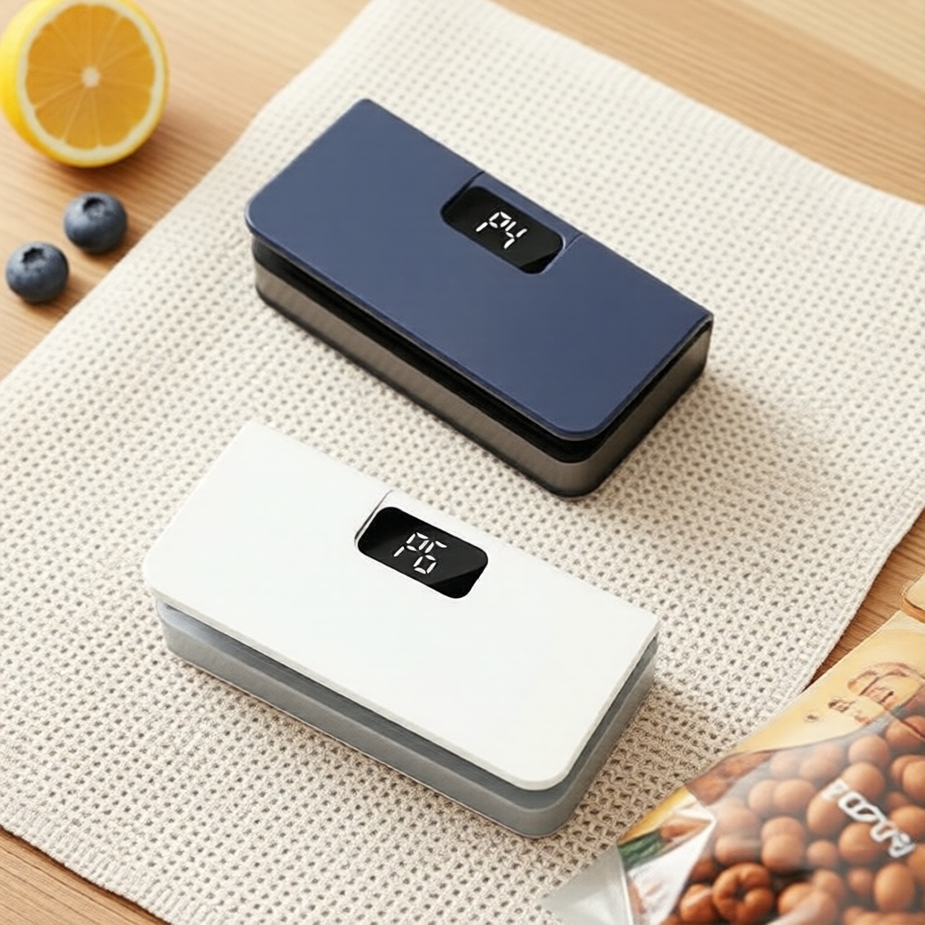 Mini Seladora Térmica de Sacos Plásticos, Máquina de Selagem Recarregável para Sacos de Alimentos e Lanches
