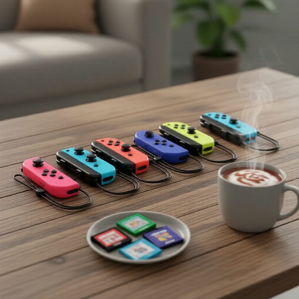 Controladores de Jogos Sem Fio Compatíveis com Nintendo Switch/Switch Lite/OLED, Dupla Vibração