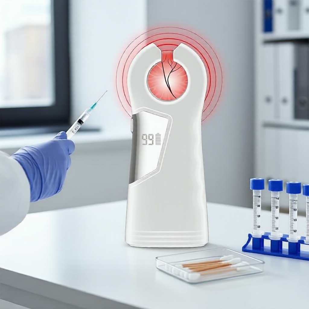 Visor Digital Recarregável para Localização de Veias – Visor LED para Acesso Venoso e Flebotomia, Todas as Tonalidades