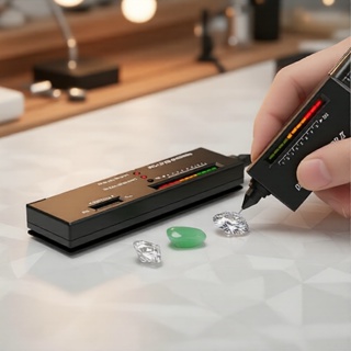 Caneta Testadora de Gemas para Joias com LED, precisa para Diamante, Ouro e Jade em Oferta na Shopee