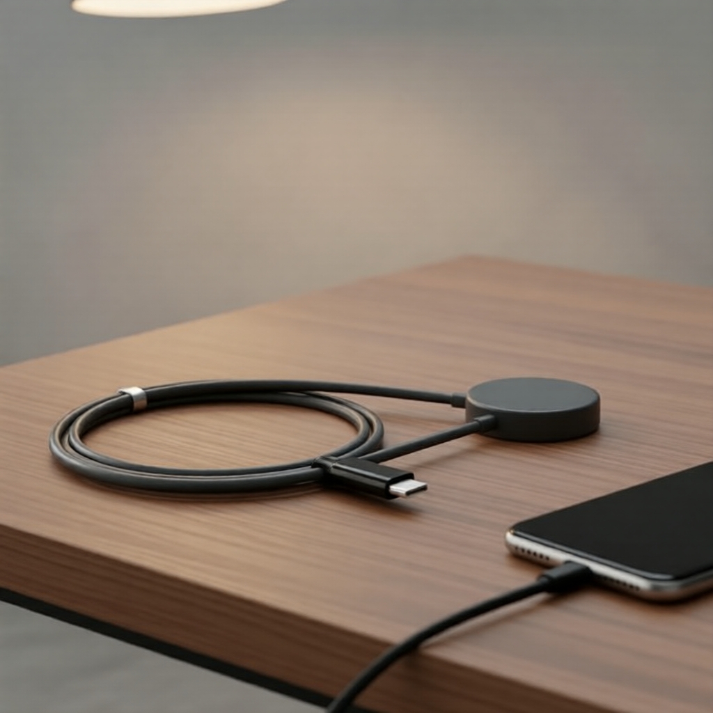 Dock de Carregamento Magnético sem Fio para Samsung Galaxy Watch 4/3/6/7/8/5 Pro/Active 1/2 com Cabo