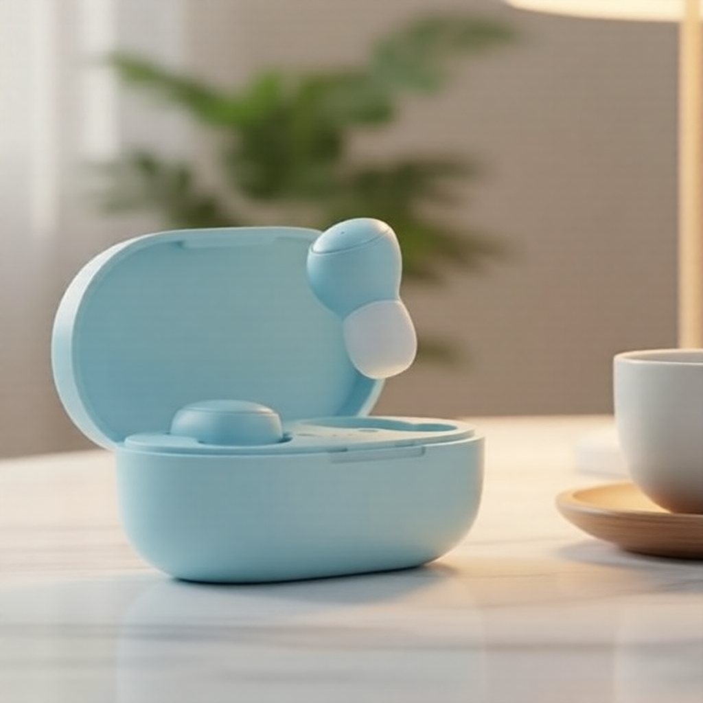  Fones de Ouvido Bluetooth 5.3 TWS, Fone Headset com Microfone e Som Hi-Fi, Mini Fones Esportivos para Telefones