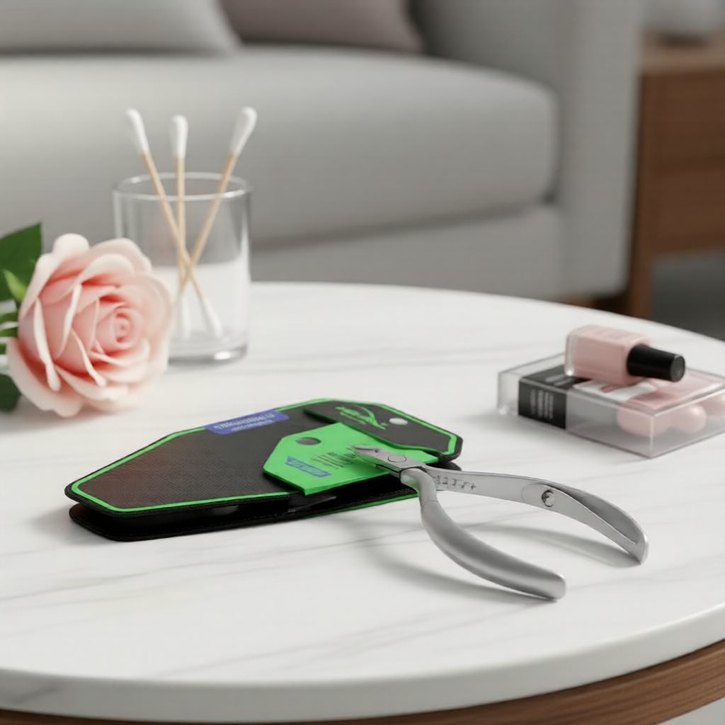  Alicate de Cutículas D-09 JAW 14: Aço Inoxidável Durável, Acabamento Cinza, Design Ergonômico e Corte Preciso para