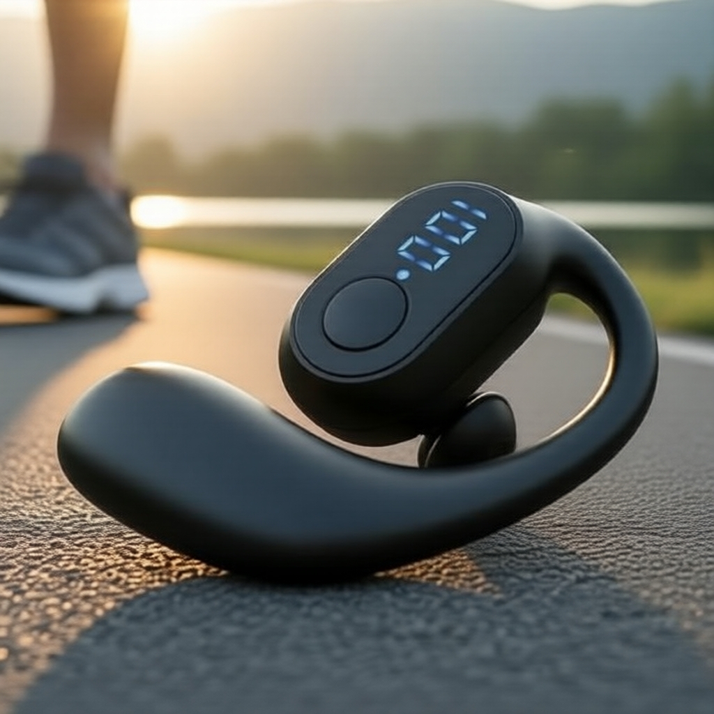  KY2 Pro Fone de Ouvido Bluetooth 5.3 de Uma Orelha com Bateria Ultra Longa, Fones de Ouvido Empresariais com Microfone