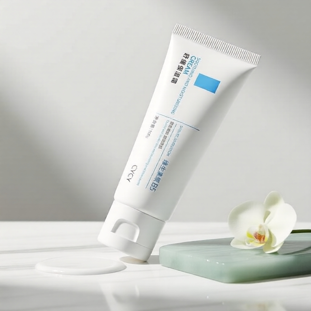 Creme Pós-Sol com Vitamina B5 - Acalma a Vermelhidão, Hidrata e Clareia Cicatrizes de Acne para Pele Sensível