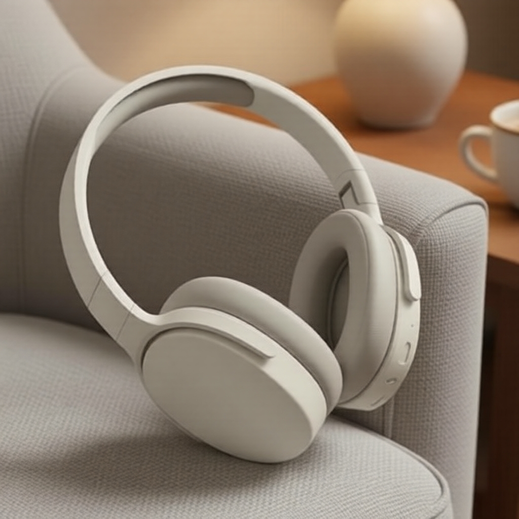 Fone de Ouvido Gamer Over-Ear com Microfone, Bluetooth com Fio/Sem Fio, Graves Profundos, Cancelamento Ativo de Ruído,