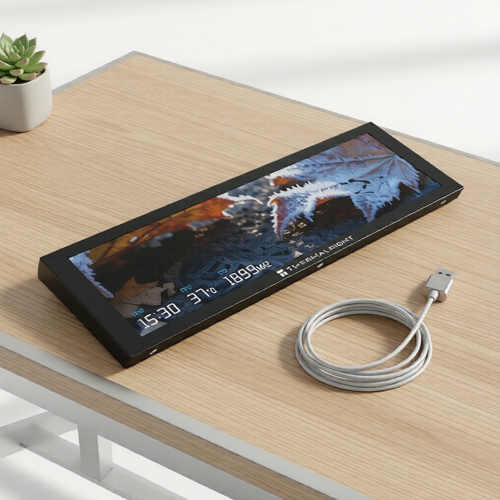 Monitor LCD de Alta Definição 9.16 polegadas Magnético USB-C Thermalright TROFEO VISION