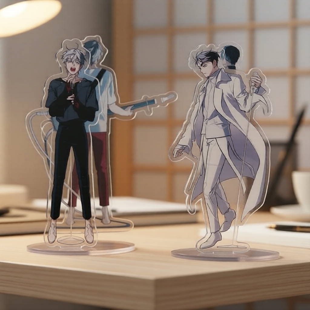 ALIEN STAGE IVAN & Até Acrílico Suporte Anime Modelo Figura De Ação Ornamento Acessórios Luka Hyuna Desktop Presente Fig