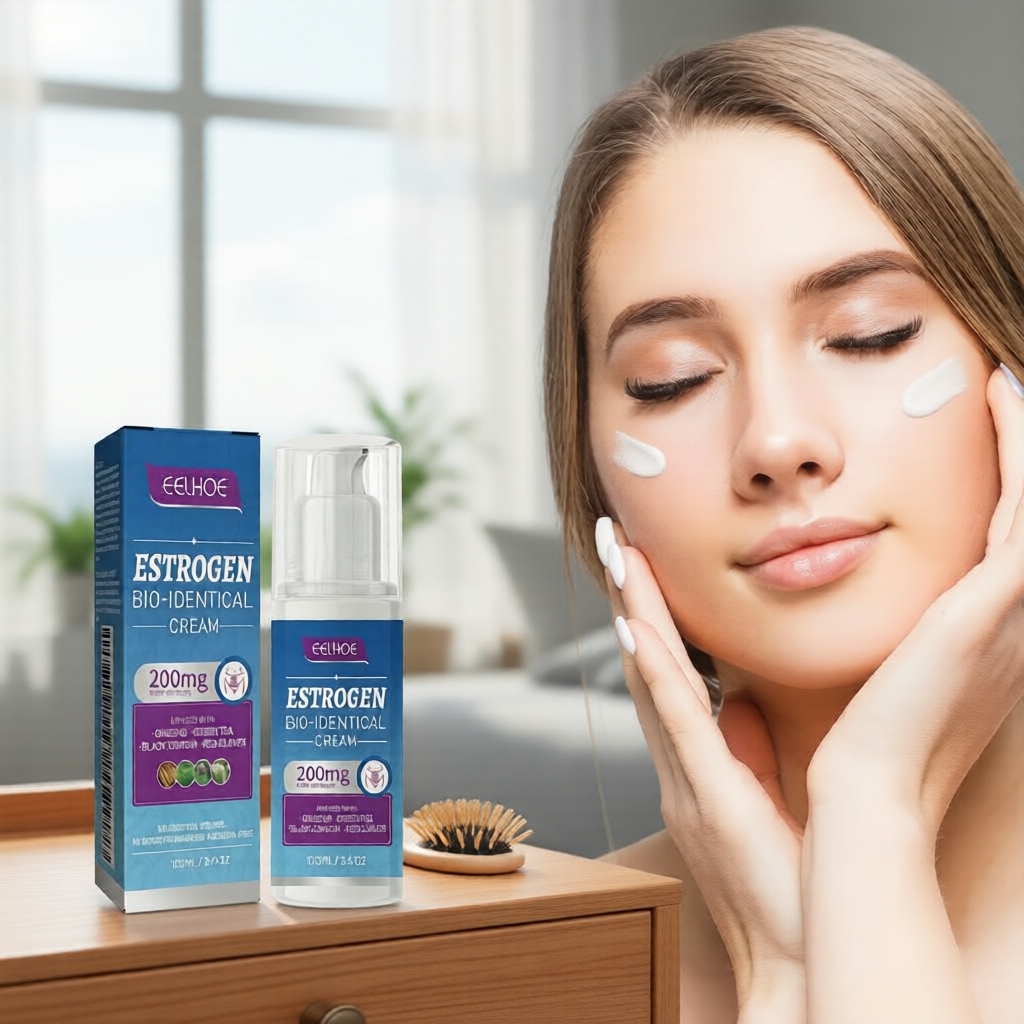 Creme Alternativo ao Estrogênio - Creme de Progesterona para Mulheres na Menopausa