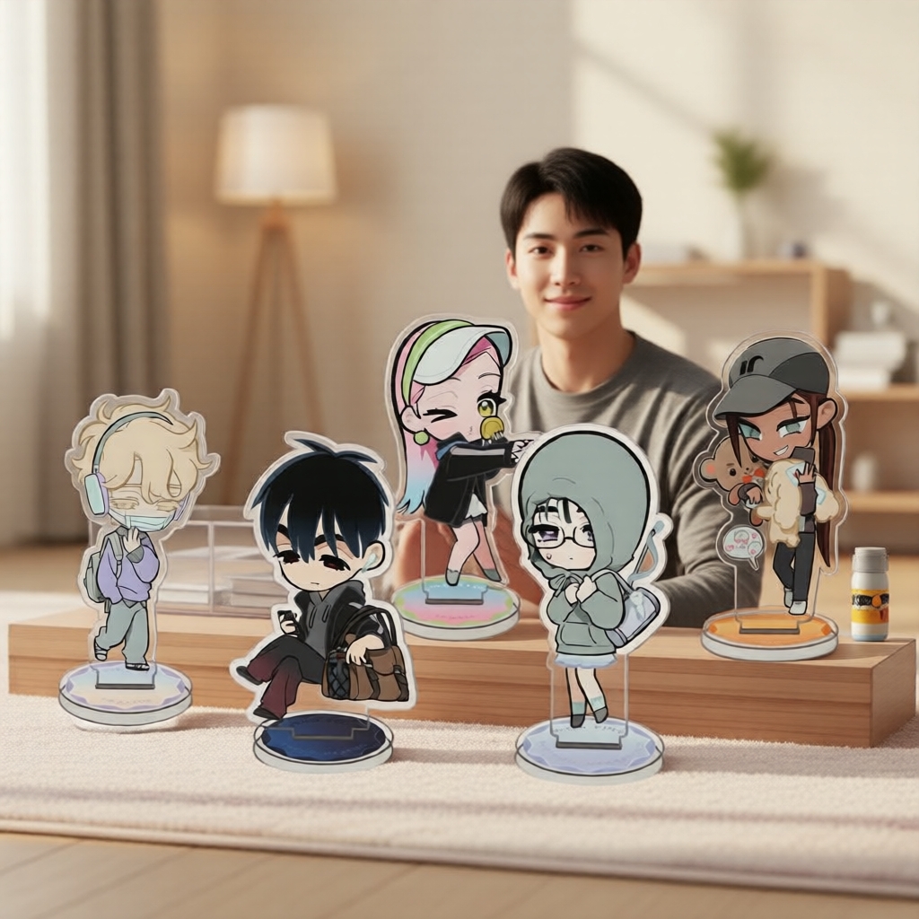 ALIEN STAGE Sua & Till Maid Acrílico Figura Suporte, Modelo de Ação de Anime - Decoração de Mesa & Presente