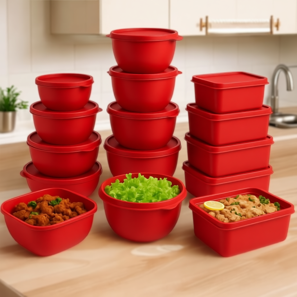 Kit 10/15 potes plásticos herméticos para cozinha