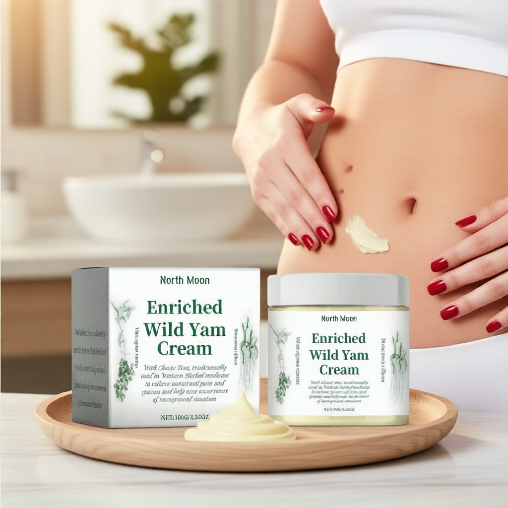 Creme de Inhame para Cuidado Feminino - Fórmula Chinesa Silvestre para Hidratação e Alívio dos Sintomas