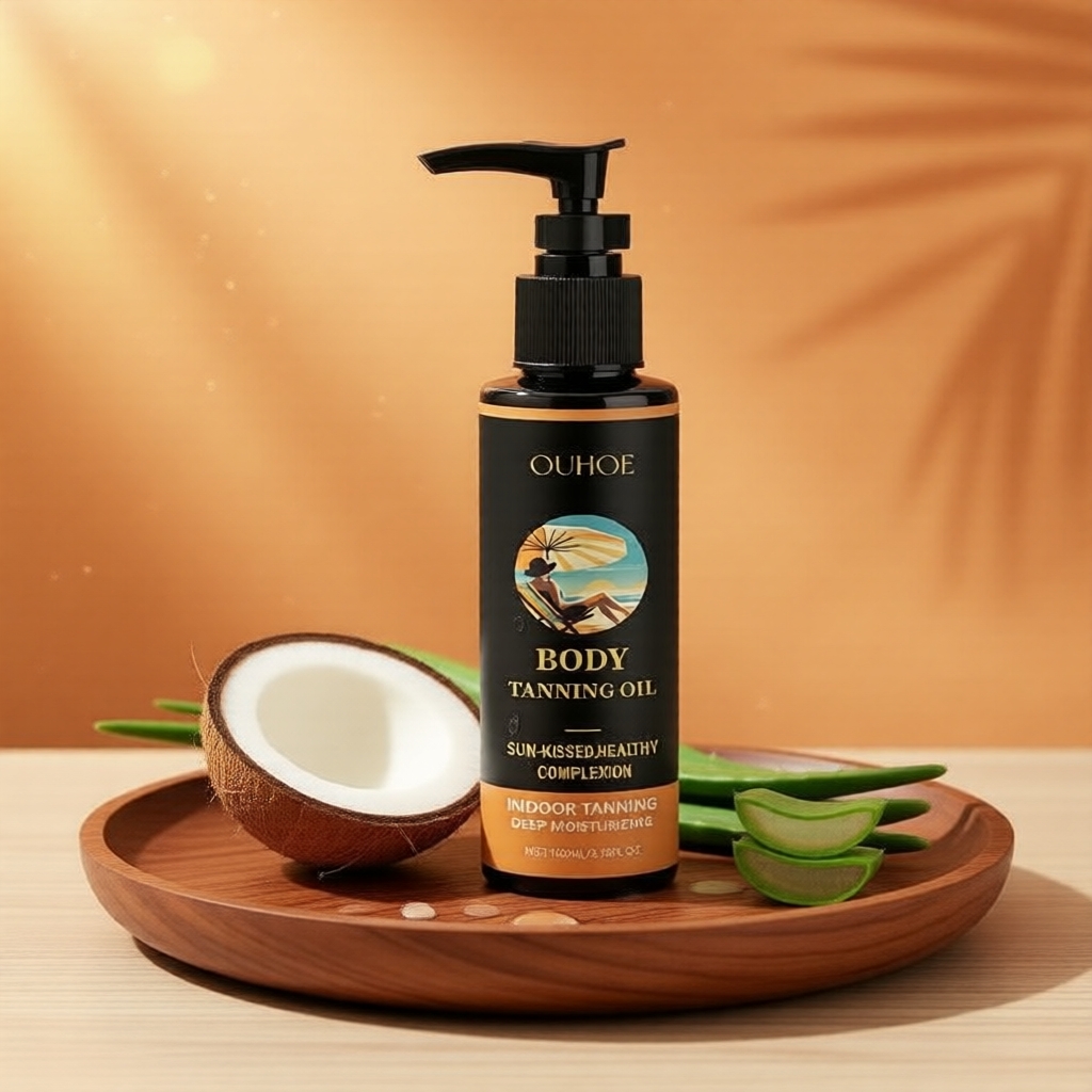 Realce Natural do Brilho: Loção Hidratante 100ml com Aloe, Óleo de Semente de Cenoura e Coco