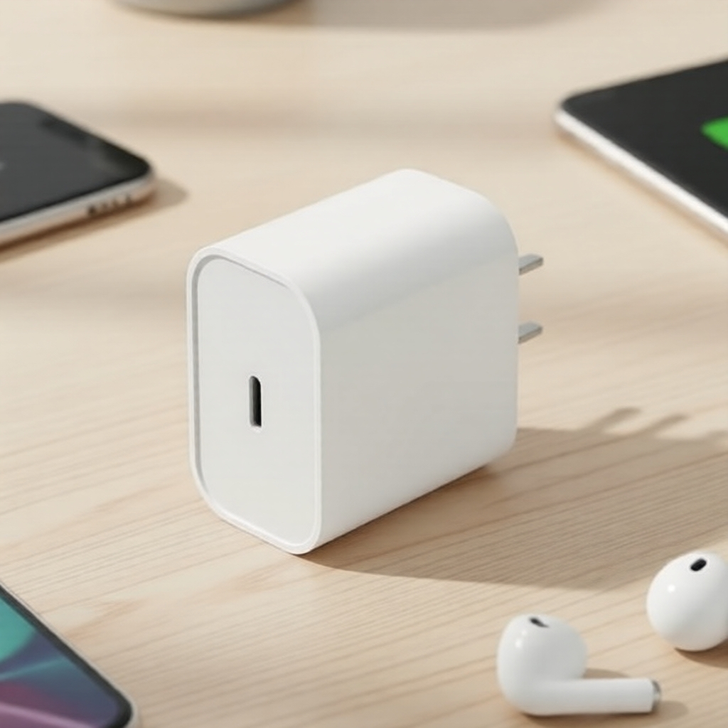 Carregador de Parede USB-C 20W com Carregamento Rápido 3.0 para iPhone 14 Pro, Xiaomi, Huawei, Samsung (Plugue EUA)