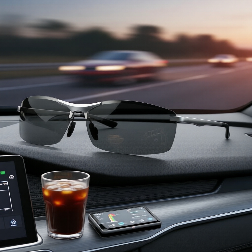 Óculos de Sol Polarizados Fotocromáticos UV400 para Homens - Direção/Pesca Dia/Noite