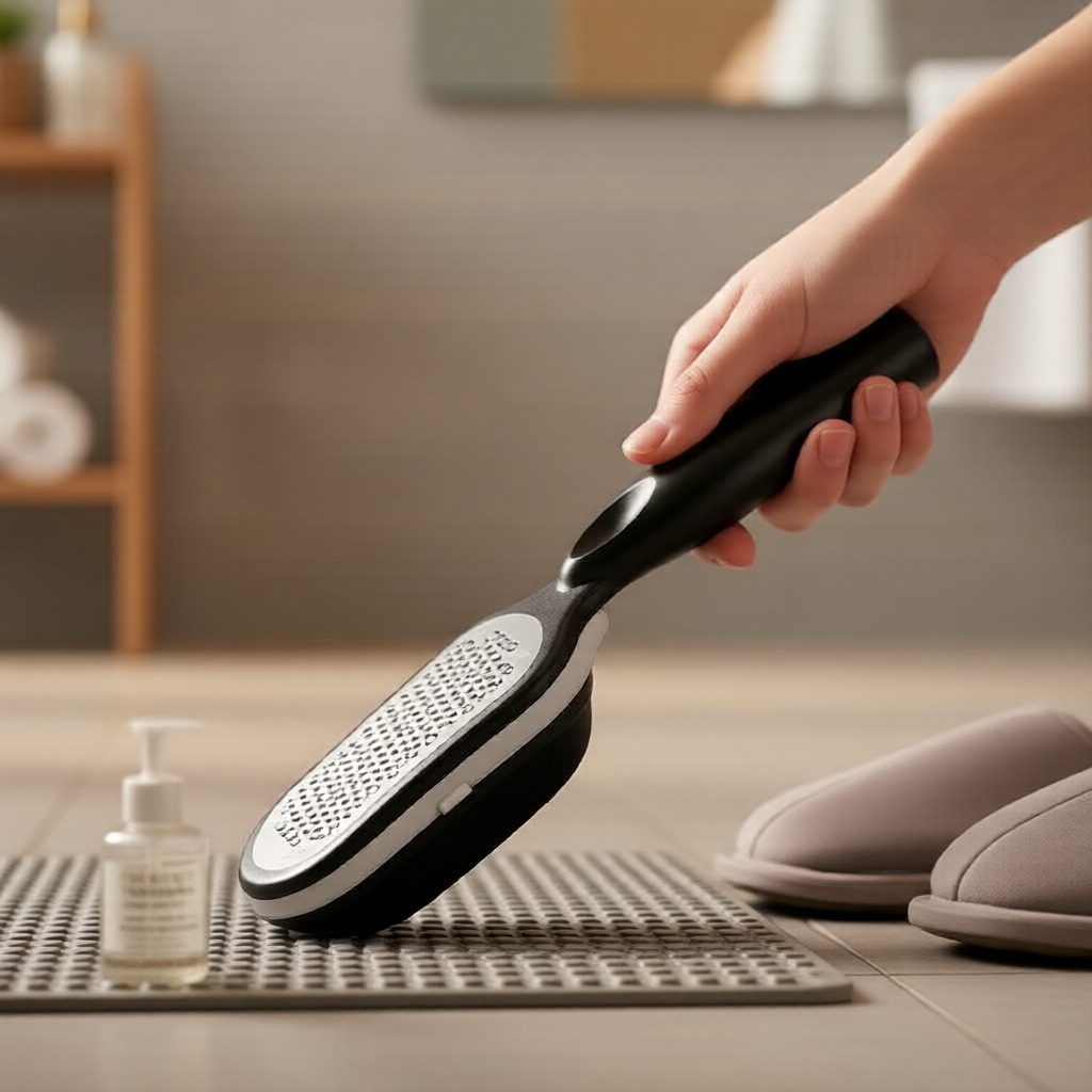 1pc Removedor de Calos de Aço Inoxidável, Raspador Profissional de Pele Morta para Pedicure e Cuidado dos Calcanhares
