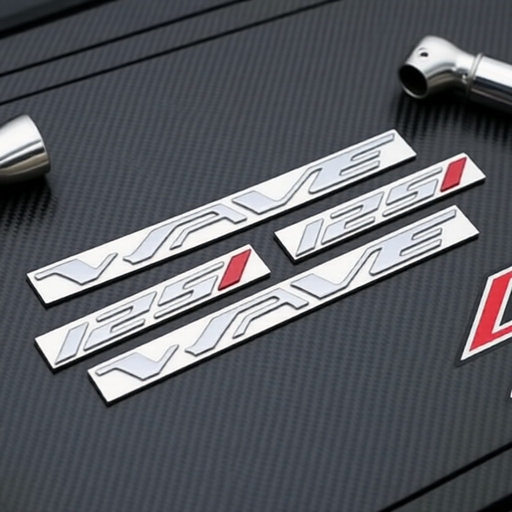 Emblema de Moto 3D Adesivo Macio Compatível com Honda Wave 125i