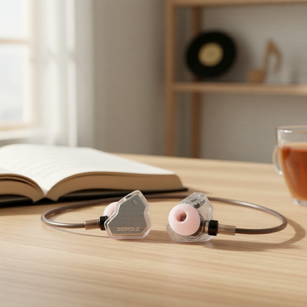 7Hz Zero 2/Zero X Fones IEM com Driver Dinâmico 10mm da Crinacle, Fones de Ouvido com Fio, Fones Gamer com Cabo OFC,
