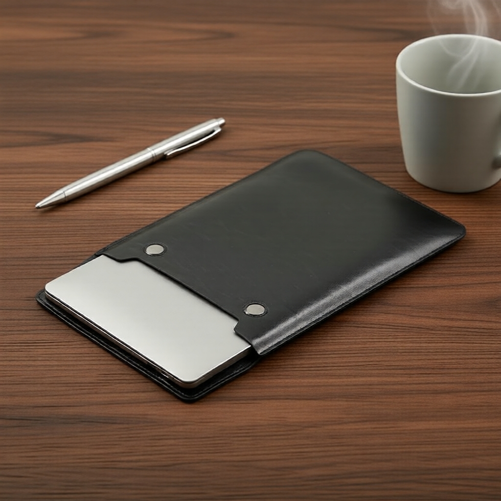  Capa Envelope de Couro Microfibra para MacBook Pro/Air 13 14 15 16 Polegadas