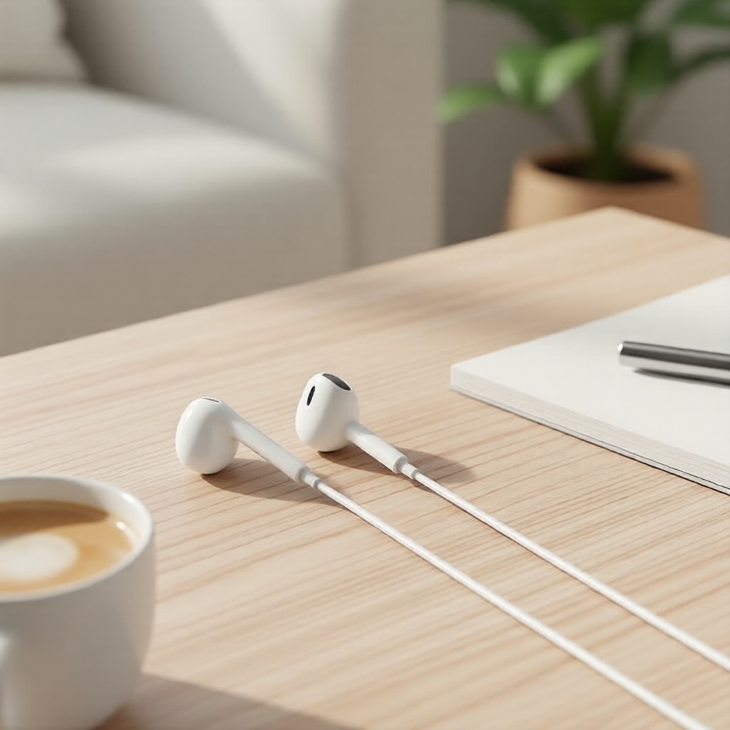 Fones de ouvido estéreo HiFi com fio USB-C, DAC banhado a metal, estáveis para esportes e música em smartphones