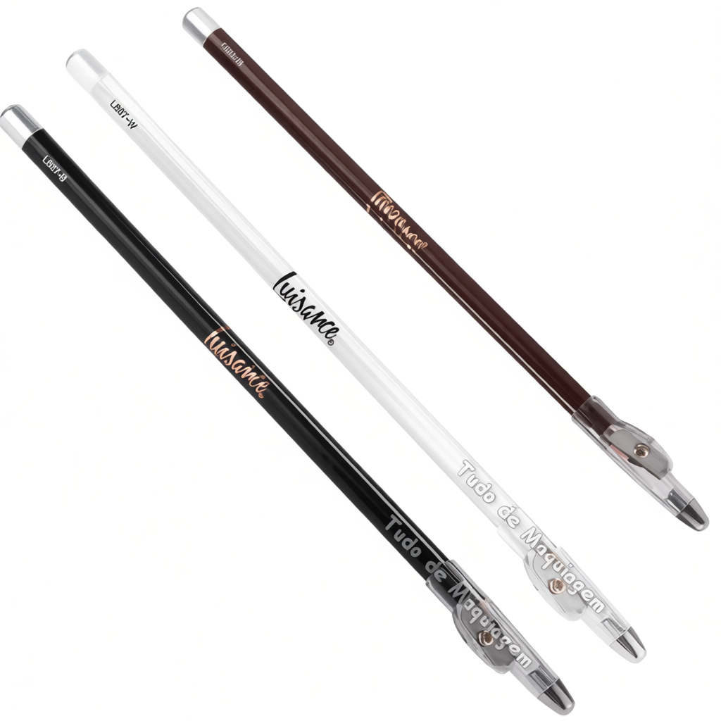 Kit 3 Lápis de Olhos Luisance com Apontador Integrado