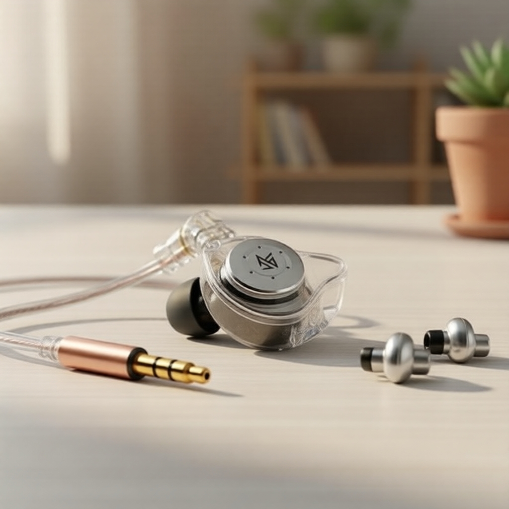 Fones de Ouvido HiFi Stereo KZ EDX Pro 3,5mm com Fio – Redução de Ruído, Bateria de Longa Duração, À Prova d’Água e