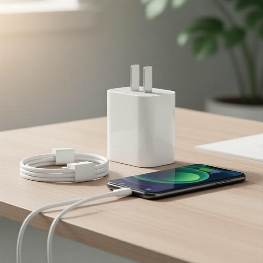 Adaptador de Parede 45W com Power Delivery + Cabo USB-C para Tipo-C para iPad Air 4 5 / Mini 6 / iPhone 15 16 17