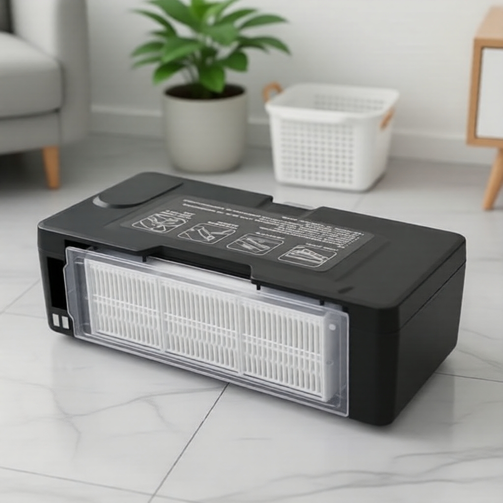 Caixa de pó e tanque de água 2 em 1 para Xiaomi Mi Robot Vacuum S10 / Mop P / STYTJ02YM
