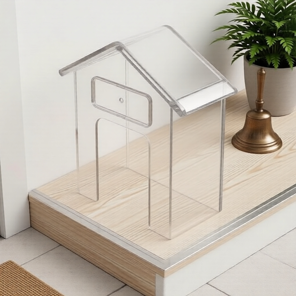  Capa Protetora à Prova de Chuva para Campainha, Botão em PC, Impermeável e Resistente, Instalação Fácil